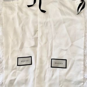 Gucci shoe dust bag protector